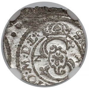 Zygmunt III Waza, Szeląg Wilno 1623 - NGC MS62