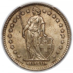 Szwajcaria, 1 frank 1905-B - PCGS MS65