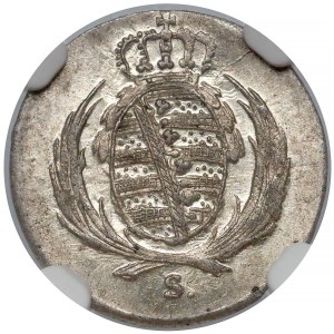 Saksonia, 1/48 talara 1815-S - NGC MS64