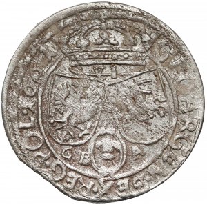 Jan II Kazimierz, Szóstak Lwów 1661 GBA - BEZ Ślepowrona - b. rzadki