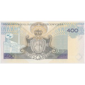 PWPW, 400 złotych 1996 - WZÓR na awersie