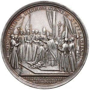 August III Sas, Medal koronacyjny 1734