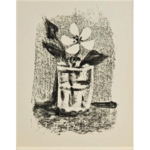Pablo Picasso, Kvety v skle č. 6 (Fleurs dans un Verre - no. 6), 1950