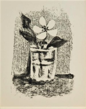 Pablo Picasso, Flowers in Glass No. 6 (Fleurs dans un Verre - no. 6), 1950