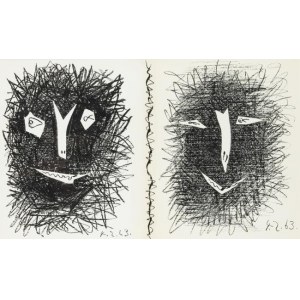 Pablo Picasso, Dvě masky, 1963