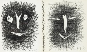 Pablo Picasso, Deux masques, 1963