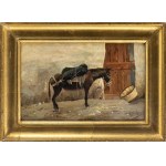 AUGUSTO CECCHI (XIX CENTURY), Donkey