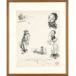 THEODORE VAN ELSEN (Java, 1896 - Paris, 1961), Study of children