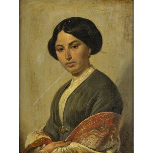 BARBIERI (XIX CENTURY), Portrait of a lady