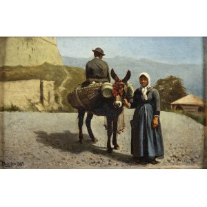DENTICE (XIX CENTURY), Peasants couple, 1889