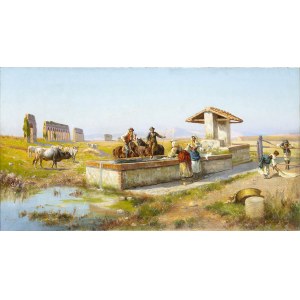 PIETRO BARUCCI (Rome, 1845 - 1917), Parco degli Acquedotti in Rome