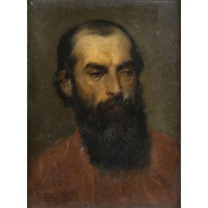 GIROLAMO INDUNO (Milan, 1825 - 1890), Bartolomeo Marchelli portrait, 1864