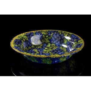 VINCENZO MORETTI (1835-1901) FOR COMPAGNIA DI VENEZIA E MURANO, Plate, Murano ‪1878-1885
