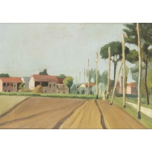 CARLO LEVI (Turin, 1902 - Rome, 1975), Savigliano landscape, 1926