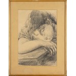 GIUSEPPE MAZZULLO (Graniti, 1913 - Taormina, 1988), Sleeping young woman, 1957