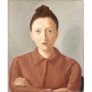 VIRGILIO GUIDI (Rome, 1891 - Venice, 1984), Portrait of a young lady, 1941