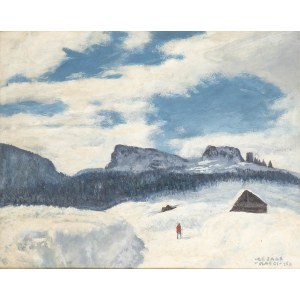 CESARE MAGGI (Rome, 1881 - Turin, 1961), Val d'Aosta mountains, 1958