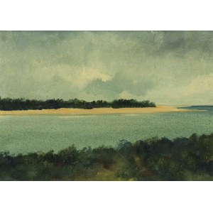 ENOTRIO PUGLIESE (Buenos Aires, 1920 - Pizzo, 1989), Marina calabrese III, 1955