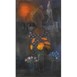 ELIANO FANTUZZI (Modena, 1909 - 1987), Fioraria romana