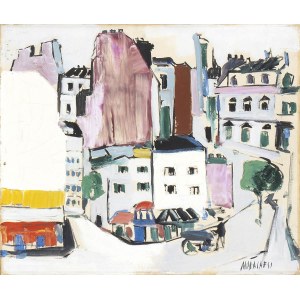 SANTE MONACHESI (Macerata, 1910 - Rome, 1991), Montmartre, Paris