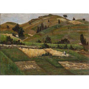GIUSEPPE BARTOLI (Bagnacavallo, 1911 - 1980), Hilly landscape