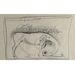 STAROWIEYSKI Franciszek - Sketch, composition - 1970s/80s