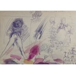STAROWIEYSKI Franciszek - Sketch for posters, composition- 1970s/80s
