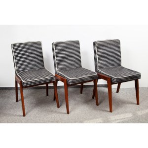 Jozef CHIEROWSKI (1927 - 2007), Set of 3 chairs Aga