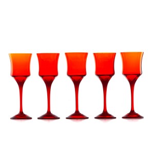 Zbigniew HORBOWY (1935 - 2019), Set of 5 glasses