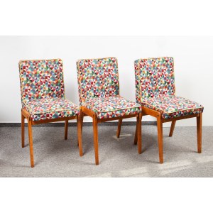 Jozef CHIEROWSKI (1927 - 2007), Set of 3 chairs Aga