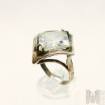 Srebrny pierścionek z cyrkonią - srebro 925