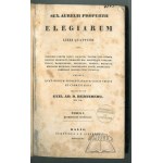 HERTZBERG Guil. Ad B., Sex. Aurelii Propertii Elegiarum Libri Quatuor.