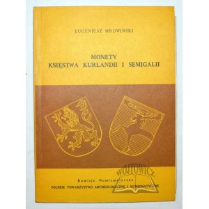 MROWIŃSKI Eugeniusz, Die Münzen des Herzogtums Kurland und Semigallien