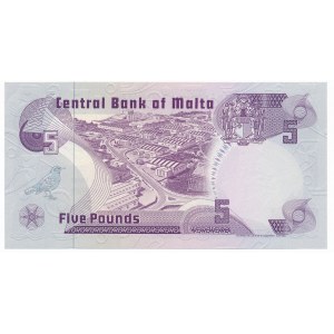 Malta 5 pounds 1967