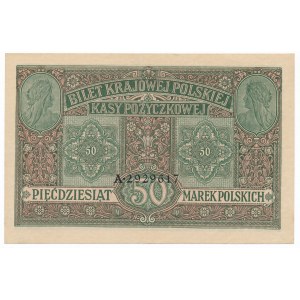 50 marek 1916 Jenerał - pięknie zachowany