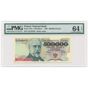500.000 złotych 1993 -U- PMG 64 EPQ - lepsza seria