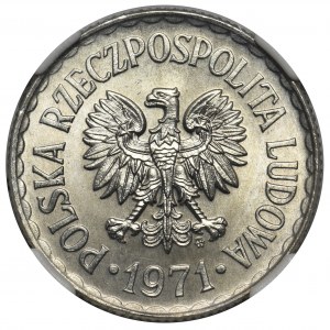 1 złoty 1971 - NGC MS64