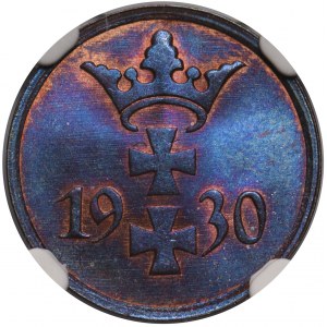 Wolne Miasto Gdańsk - 1 fenig 1930 - NGC MS66 BN