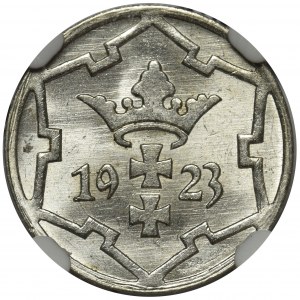 Wolne Miasto Gdańsk - 5 fenigów 1923 - NGC MS65