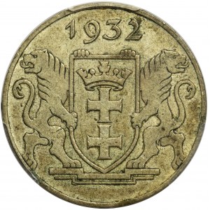 Wolne Miasto Gdańsk - 2 guldeny 1932 Koga - PCGS AU50