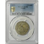 Wolne Miasto Gdańsk - 2 guldeny 1932 Koga - PCGS AU50