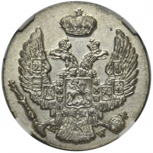 10 groszy 1836 MW - NGC MS62 - rzadszy rocznik