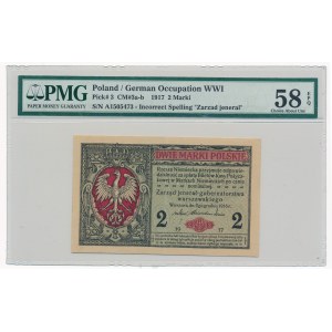 2 marki 1916 Jenerał -A- PMG 58 EPQ