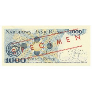 1.000 złotych 1982 WZÓR DC 0000000 No.0436
