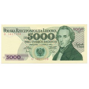 5.000 złotych 1982 -D-