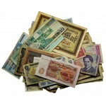DUŻY ZESTAW - Banknoty z całego świata - ciekawsze typy 