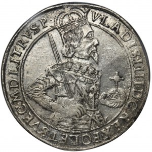 Władysław IV Wazna, Talar Toruń 1633 II - NGC AU55 - niespotykanej urody menniczy egzemplarz
