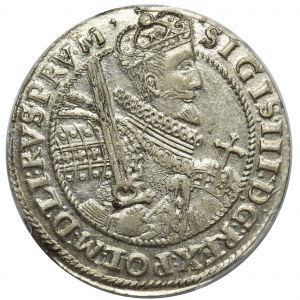Sigismund III Vasa, 1/4 thaler Bromberg 1621 - PCGS MS62