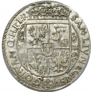 Sigismund III Vasa, 1/4 thaler Bromberg 1621 - PCGS MS62