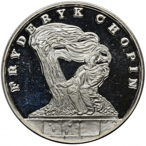 Mały TRYPTYK 100.000 złotych 1990 - Chopin